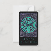 LABYRINTH III Lesezeichen - 3.5x2 Karte + Text / S (Rückseite)
