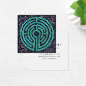 LABYRINTH III Square Business Card (Schreibtisch)