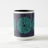LABYRINTH III Tall Black Combo Tasse (Zentrum)