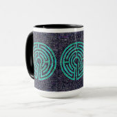 LABYRINTH III Tall Black Combo Tasse (Vorderseite Links)
