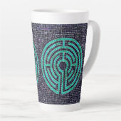 LABYRINTH III Tall Latte Tasse (Rechte Ecke)