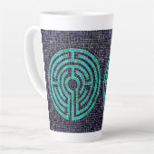 LABYRINTH III Tall Latte Tasse (Linke Ecke)