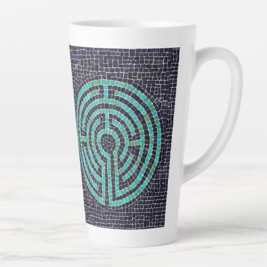 LABYRINTH III Tall Latte Tasse (Rechts)