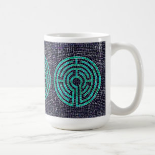 LABYRINTH III Tall White Tasse