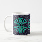 LABYRINTH III Weiße Tasse (Links)