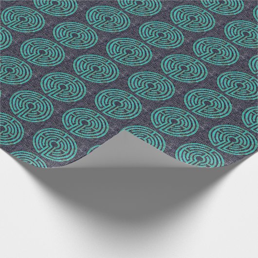 LABYRINTH III Wrapping Paper Geschenkpapier (Ecke)