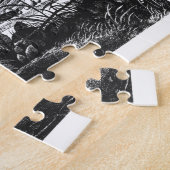 Labyrinth in Heidelberg, Hortus Palatinus (engravi Puzzle (Seite)