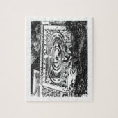 Labyrinth in Heidelberg, Hortus Palatinus (engravi Puzzle (Vertikal)