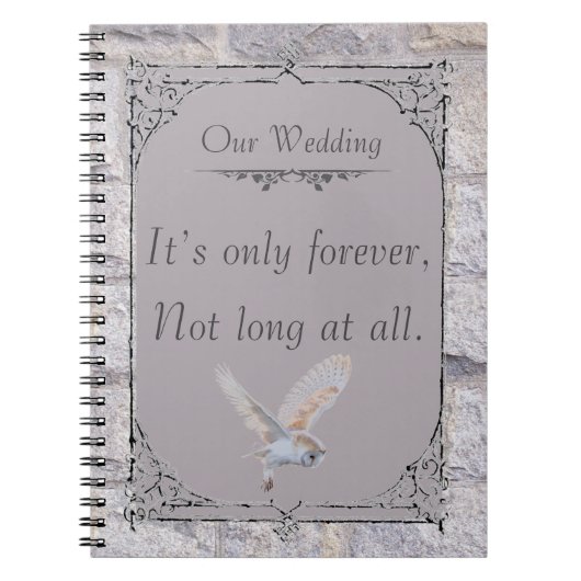 Labyrinth ist nur für immer eine Hochzeitskugel Notizblock (Vorderseite)