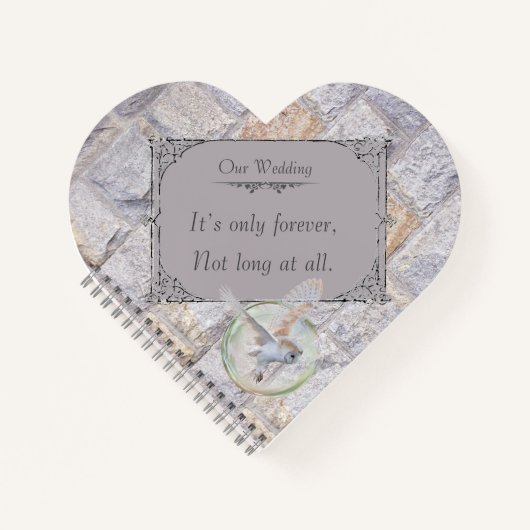 Labyrinth ist nur für immer eine Hochzeitskugel Notizblock (Vorderseite)