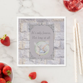 Labyrinth ist nur für immer eine Hochzeitskugel Serviette
