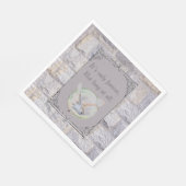 Labyrinth ist nur für immer eine Hochzeitskugel Serviette (Ecke)