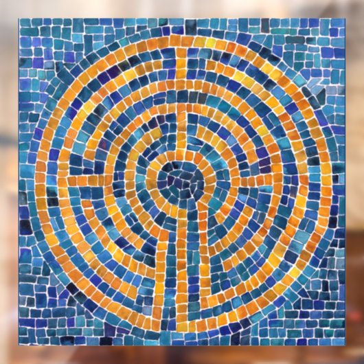 LABYRINTH IV 12x12 Fensterheber Fensteraufkleber (Blatt 2)