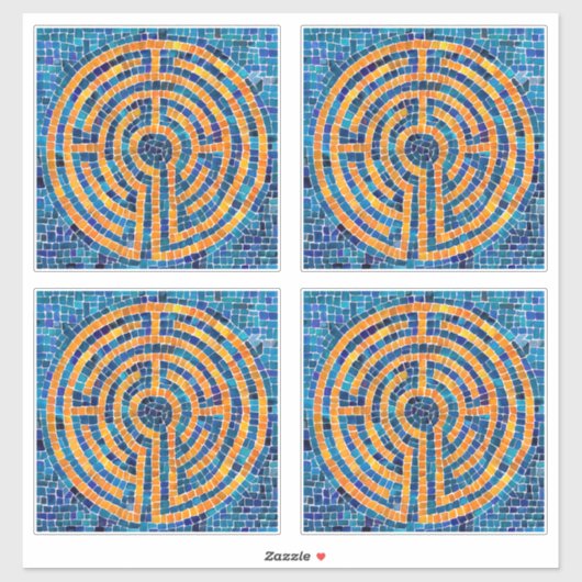 LABYRINTH IV 14" (4 Klein) Vinyl-Aufkleber Aufkleber (Blatt)