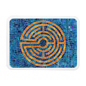 LABYRINTH IV 3x4 Flexibler Magnet - Weiß (Horizontal)