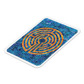 LABYRINTH IV 3x4 Flexibler Magnet - Weiß (Linke Seite)