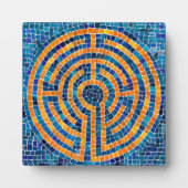 LABYRINTH IV 5,25 Square Plaque with Easel Fotoplatte (Vorderseite)