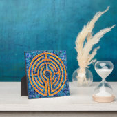LABYRINTH IV 5,25 Square Plaque with Easel Fotoplatte (InSitu)