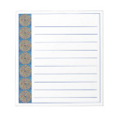 LABYRINTH IV 5.5"x6" Notepad + Linien Notizblock (Vorderseite)