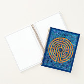 LABYRINTH IV 8.5x11 Spiral-Notebook Notizblock (Innenseite)
