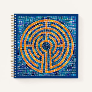 LABYRINTH IV 8,5x8,5 Spiralblock Notizblock