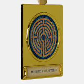 LABYRINTH IV Banner Banner-Ornament Gold (Rechts)