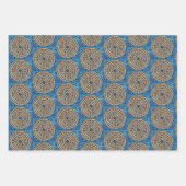 LABYRINTH IV Flachpapier Geschenkpapier Set (Vorderseite)