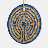LABYRINTH IV Keramik Circle Ornament (Links)