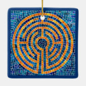 LABYRINTH IV Keramik Keramikornament (Rückseite)