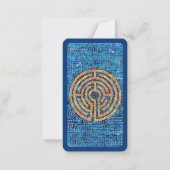 LABYRINTH IV Lesezeichen - 3,5 x 2 Karte (Vorderseite)