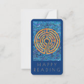 LABYRINTH IV Lesezeichen - 3.5x2 Karte + Text (Vorderseite)