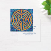 LABYRINTH IV Square Business Card (Schreibtisch)