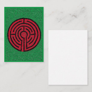 LABYRINTH IX 3.5x2.5 Flachbildschirm Mitteilungskarte