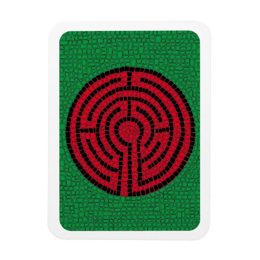 LABYRINTH IX 3x4 Flexible Magnet (Vertikal)