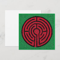 LABYRINTH IX 5,25" quadratische Flachkarte