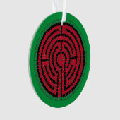 LABYRINTH IX Akrylkreislaufverzierung Ornament (Vorderseite)