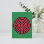LABYRINTH IX Postkarte (Stehend Vorderseite)