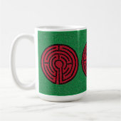 LABYRINTH IX Tallweiße Tasse (Links)