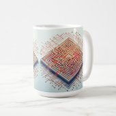 Labyrinth Kaffeetasse (VorderseiteRechts)