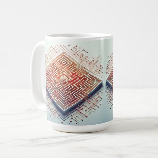 Labyrinth Kaffeetasse (Vorderseite Links)