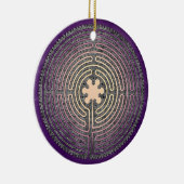 Labyrinth Keramikornament (Rechts)