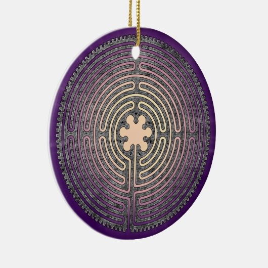 Labyrinth Keramikornament (Rechts)