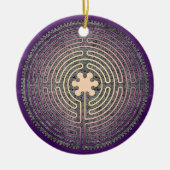 Labyrinth Keramikornament (Vorne)