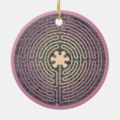 Labyrinth Keramikornament (Hinten)