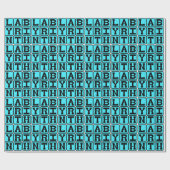 Labyrinth, kompliziertes Maze Geschenkpapier (Flach)