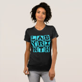 Labyrinth, kompliziertes Maze T-Shirt (Vorne ganz)