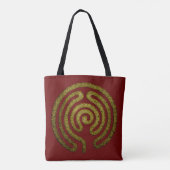 Labyrinth / Labyrinth - antikes Metall + Ihr Backg Tasche (Rückseite)