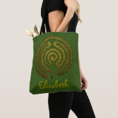 Labyrinth / Labyrinth - antikes Metall + Ihr Backg Tasche (Von Nahem)