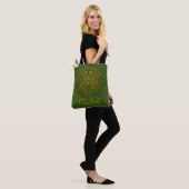 Labyrinth / Labyrinth - antikes Metall + Ihr Backg Tasche (Am Model)