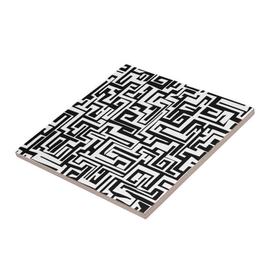 Labyrinth, Labyrinthentwurf Fliese (Seite)